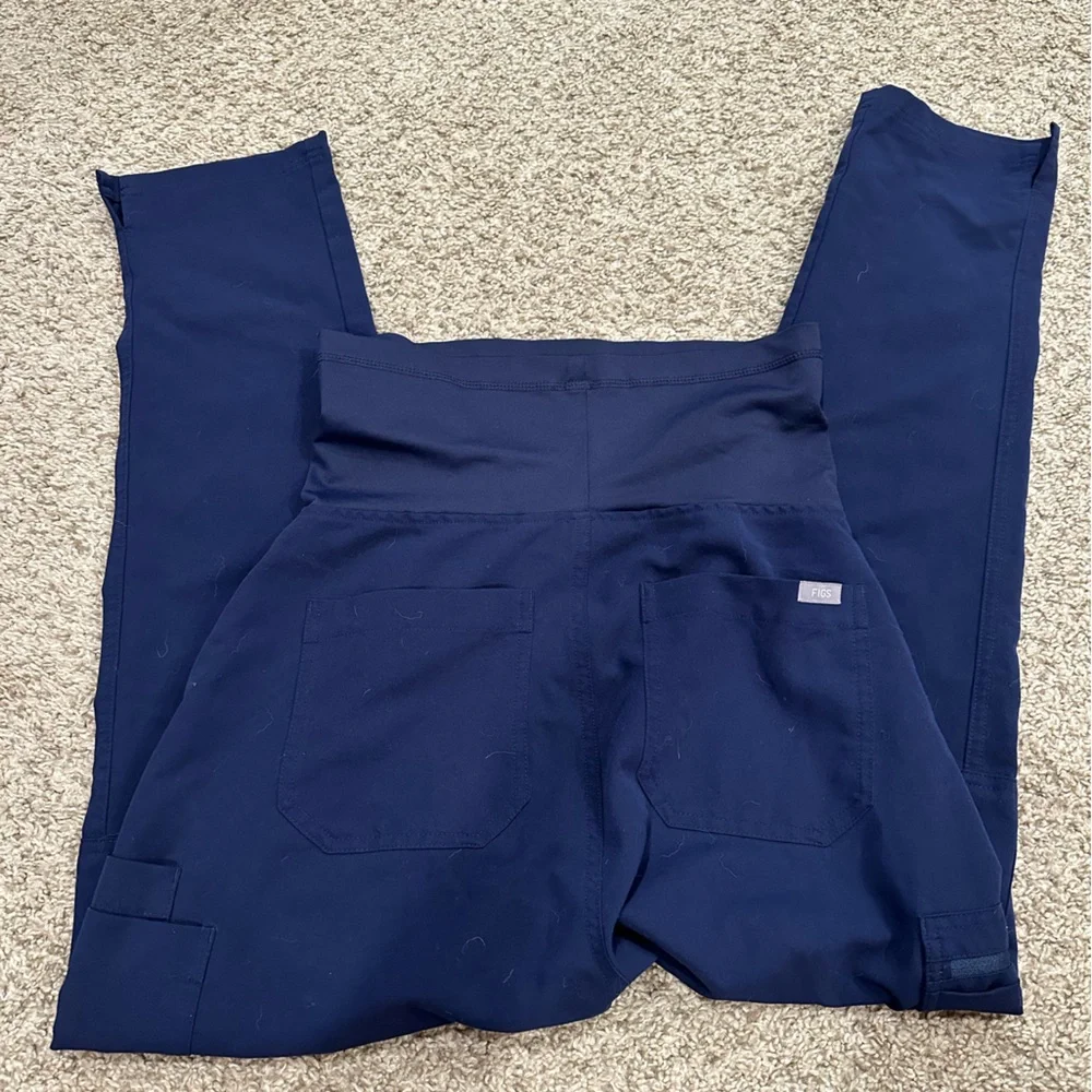 Maternity Fig Scrub pants size XS navy blue - Picture 4 of 4